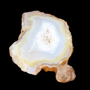 Agate geode slice 84*42*12mm  85g in sunlight - Rocks and Things Store