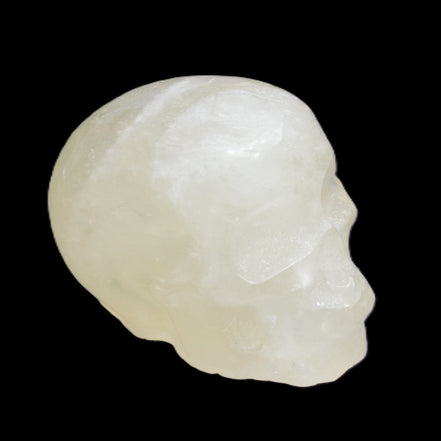 Citrine skull 32*48*35mm 73g in sunlight - Rocks and Things Store