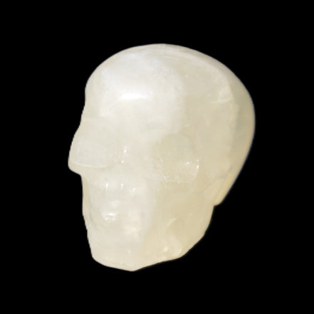 Citrine skull 32*48*35mm 73g in sunlight - Rocks and Things Store