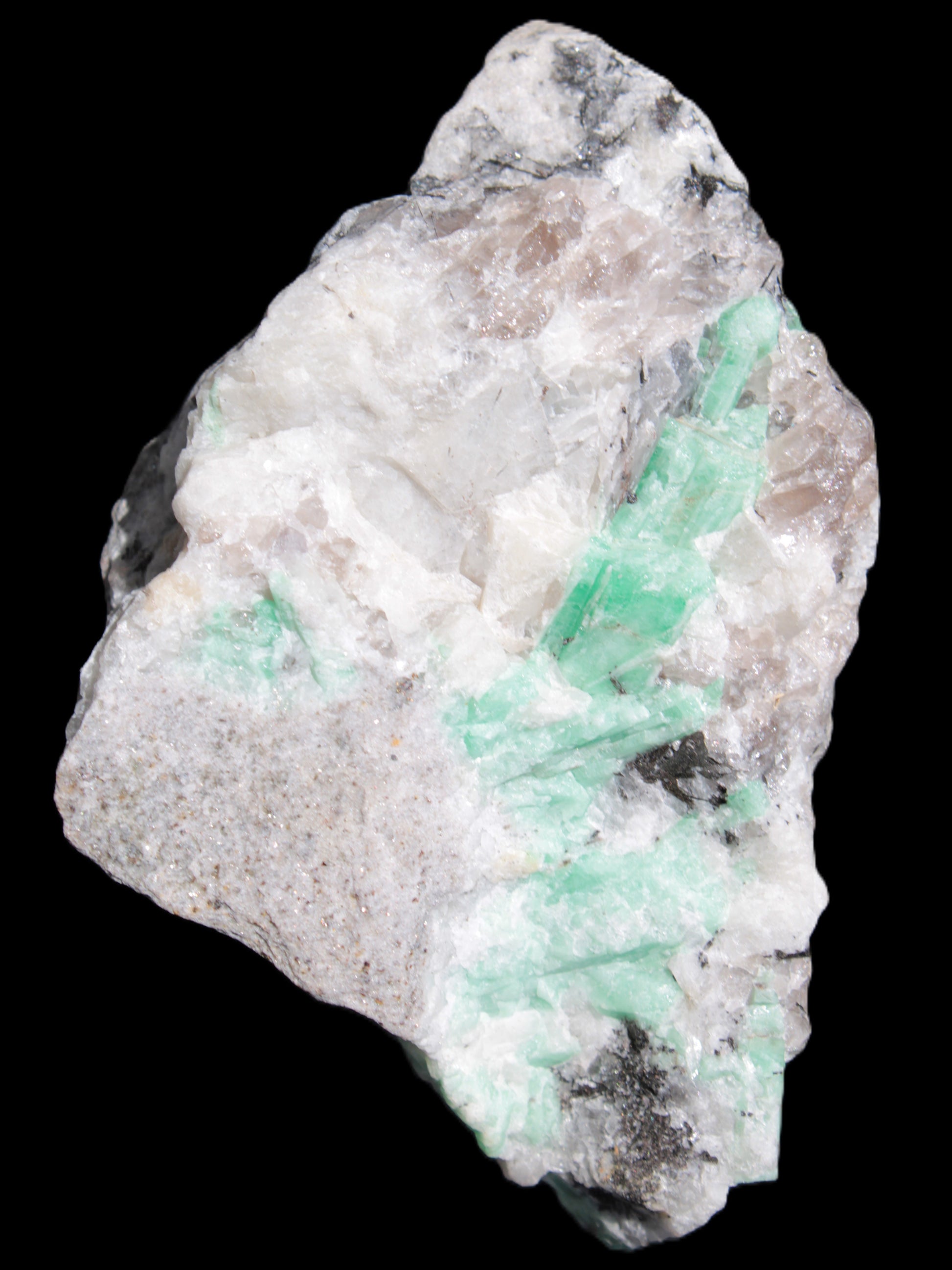 Emerald Beryl specimen from Wenshen, Yunan, China 269g Rocks and Things Store