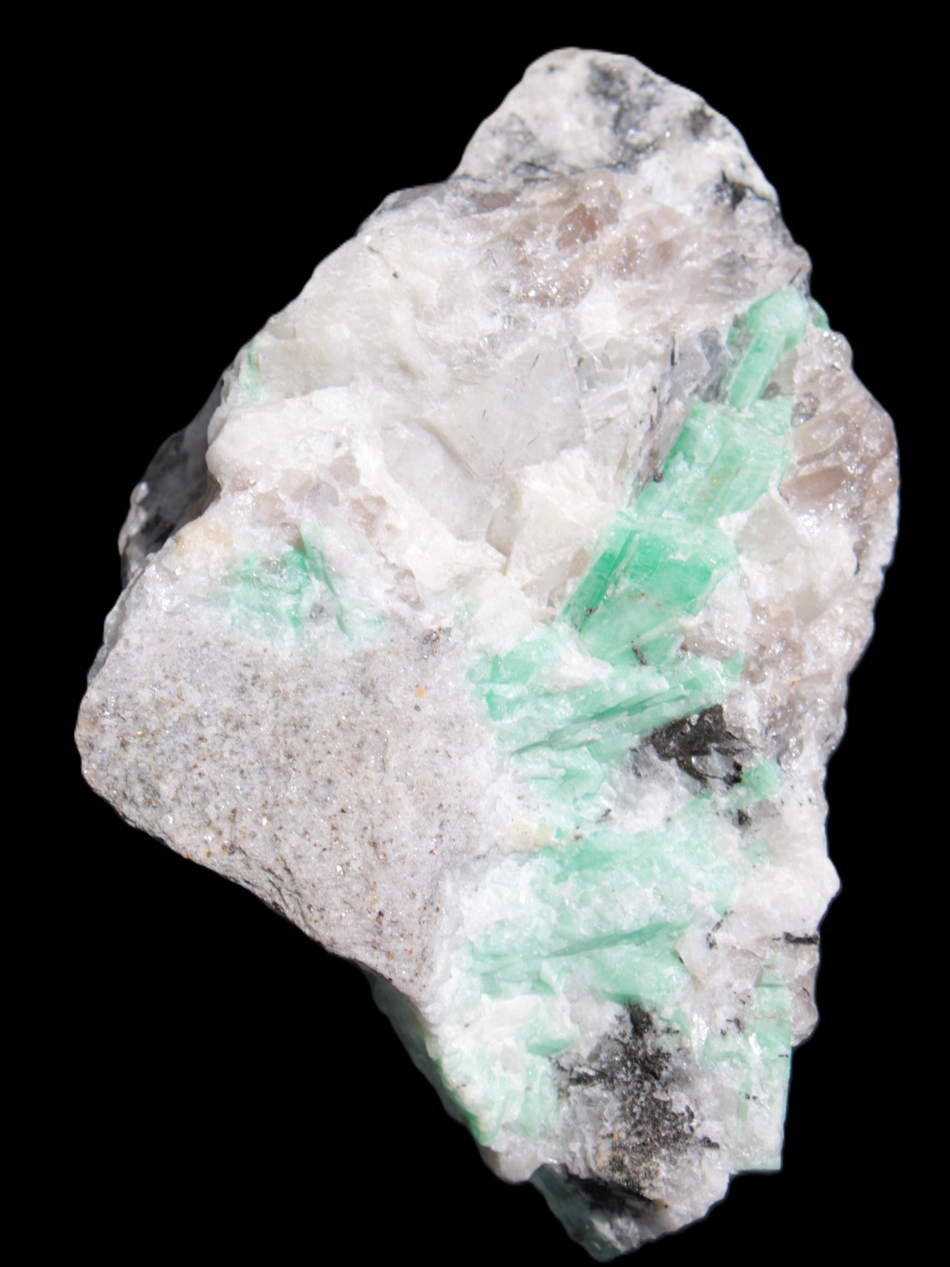 Emerald Beryl specimen from Wenshen, Yunan, China 269g Rocks and Things Store