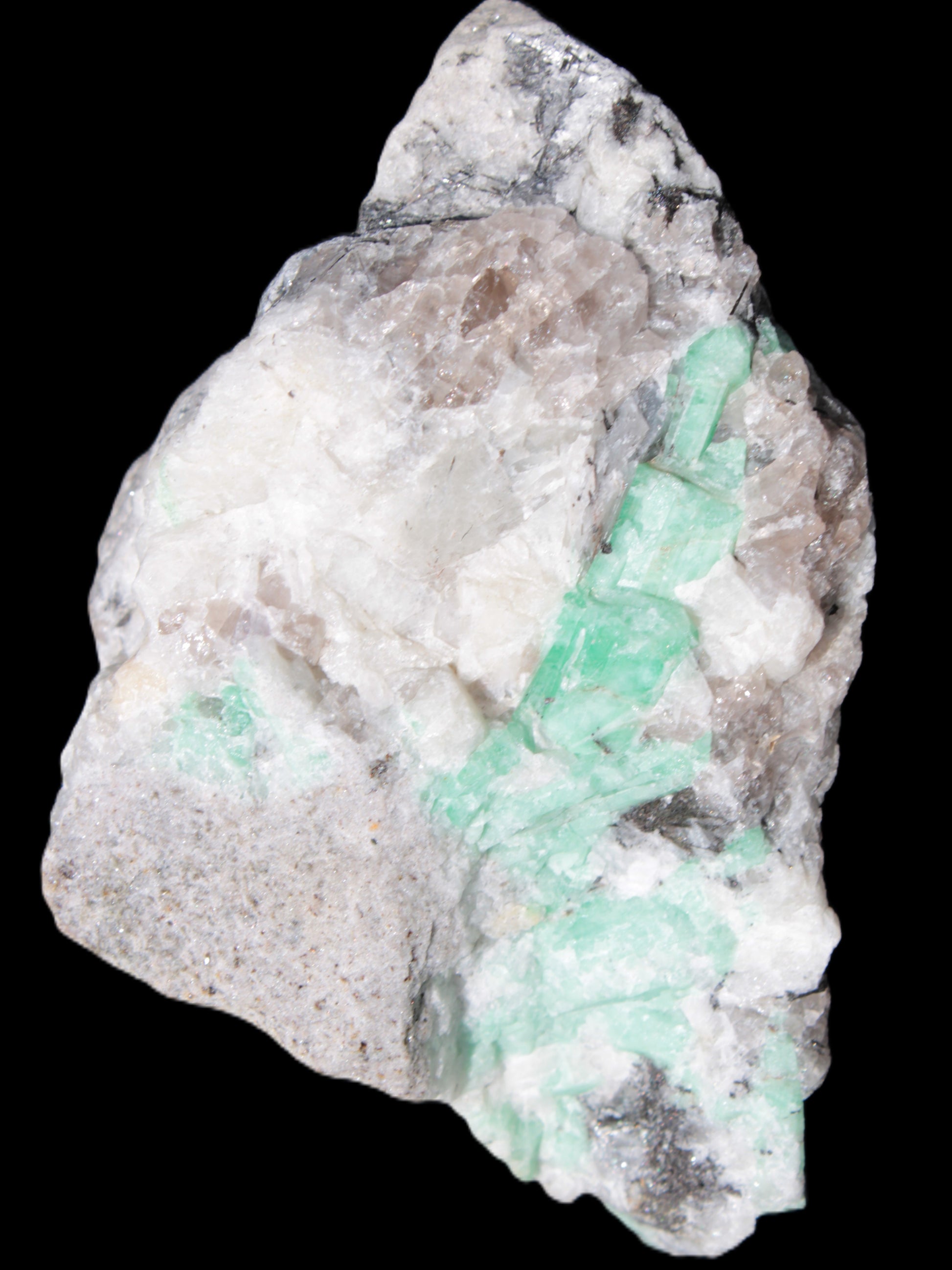 Emerald Beryl specimen from Wenshen, Yunan, China 269g Rocks and Things Store