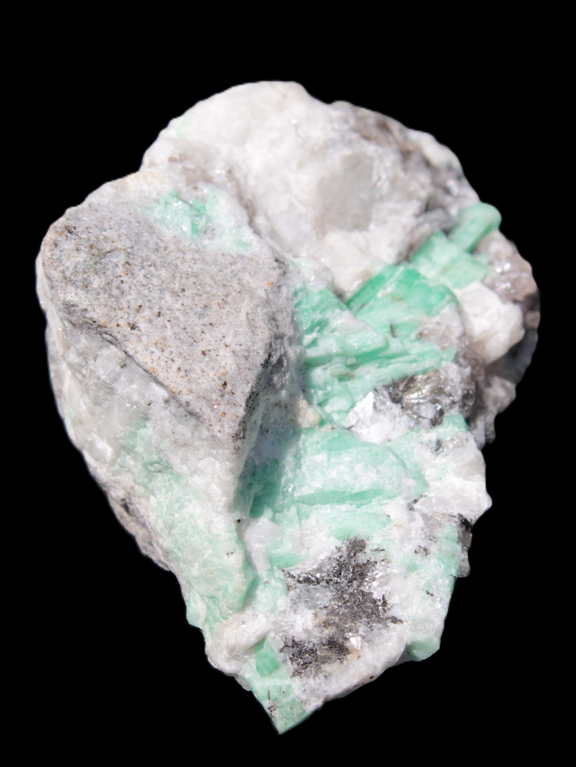 Emerald Beryl specimen from Wenshen, Yunan, China 269g Rocks and Things Store