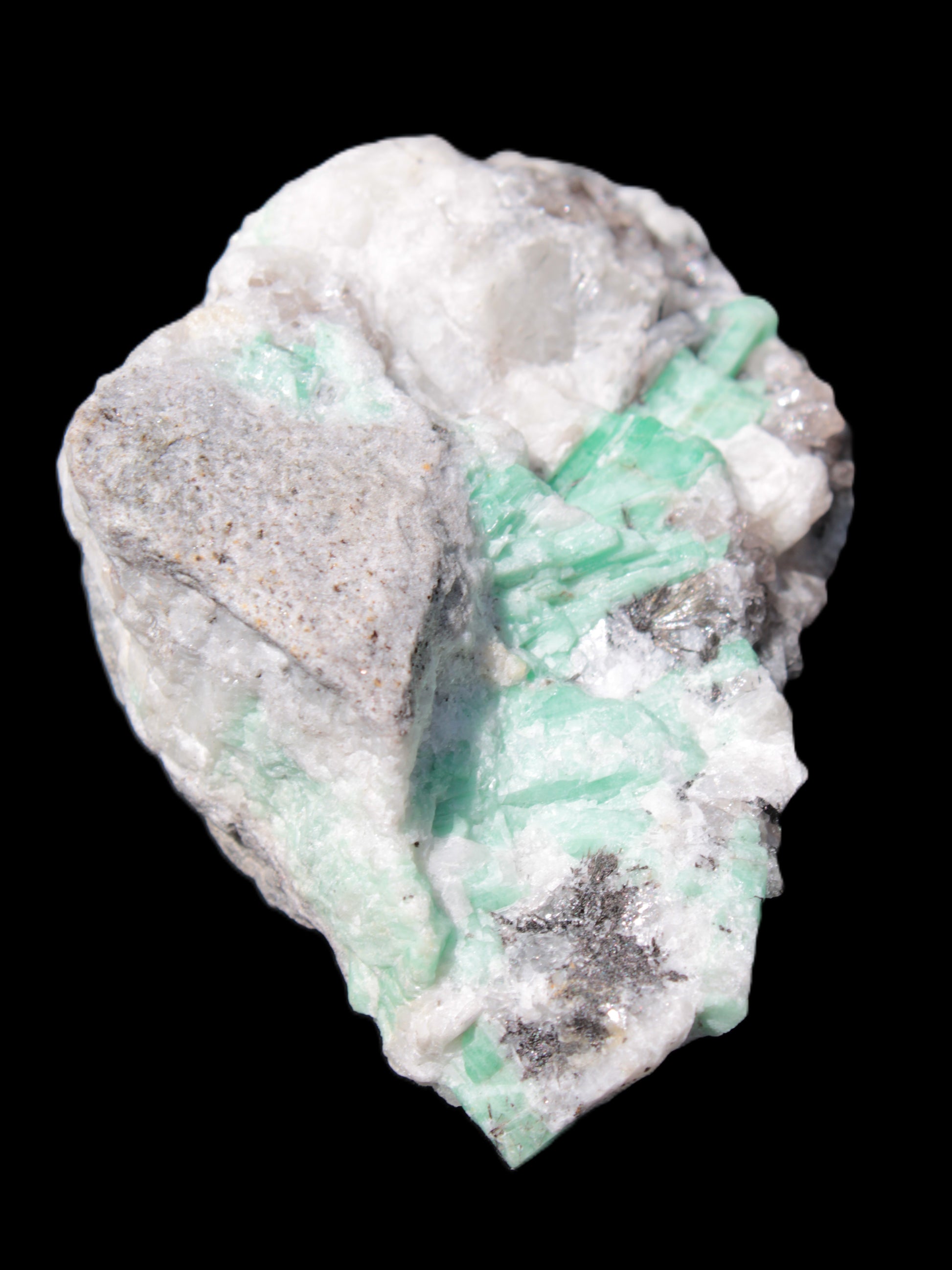 Emerald Beryl specimen from Wenshen, Yunan, China 269g Rocks and Things Store