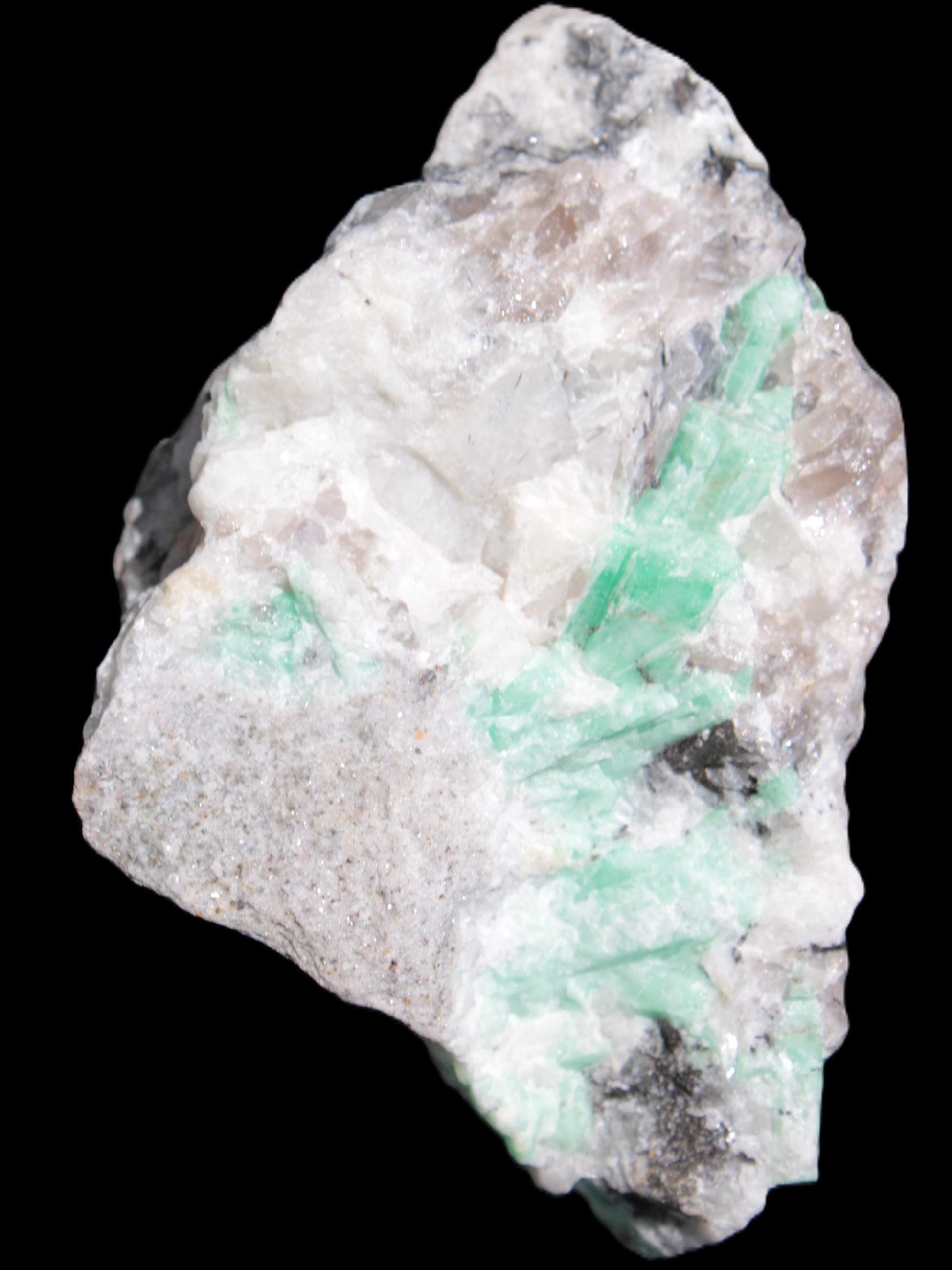 Emerald Beryl specimen from Wenshen, Yunan, China 269g Rocks and Things Store