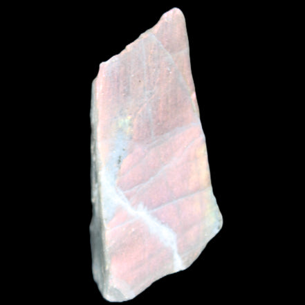 Violet flash Labradorite rough and polished 47g in sunlight - Rocks and Things Store