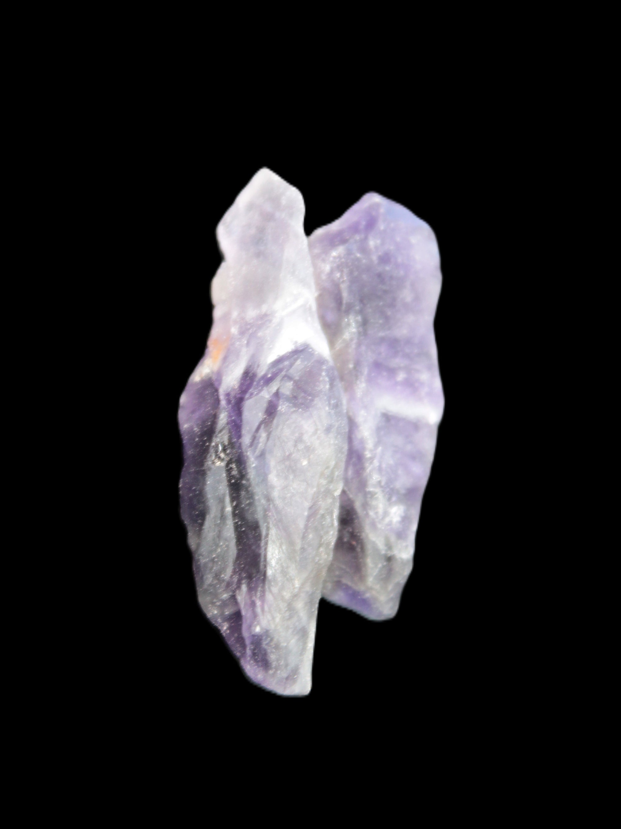 Super Seven Elestial Amethyst 1/2 crystals 12-17g in sunlight - Rocks and Things Store