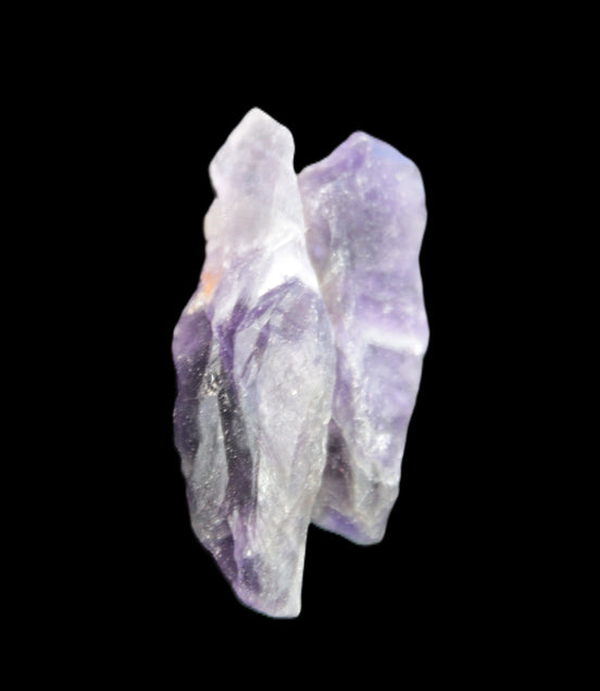 Super Seven Elestial Amethyst 1/2 crystals 12-17g in sunlight - Rocks and Things Store
