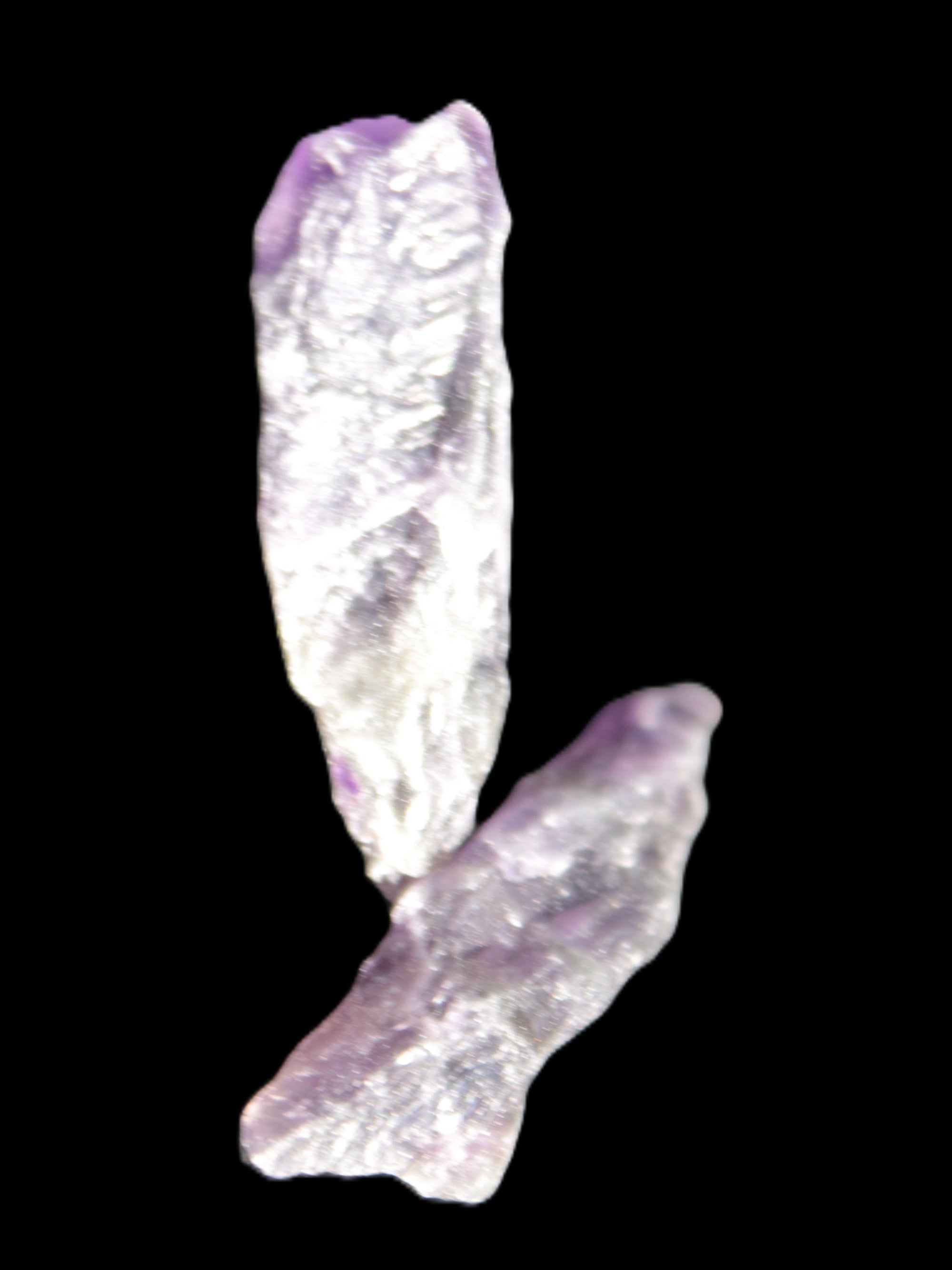 Super Seven Elestial Amethyst 1/2 crystals 12-17g in sunshine - Rocks and Things Store