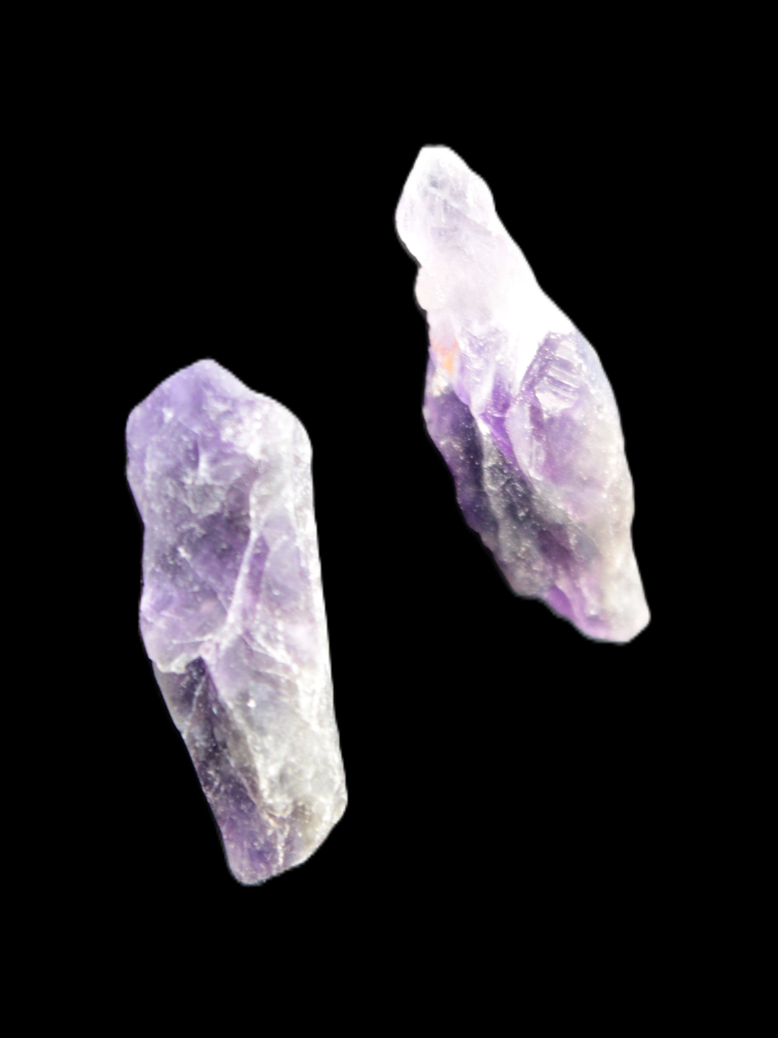 Super Seven Elestial Amethyst 1/2 crystals 12-17g in sunshine - Rocks and Things Store
