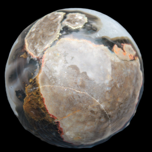 Volcano Agate sphere 63mm 362g Rocks and Things