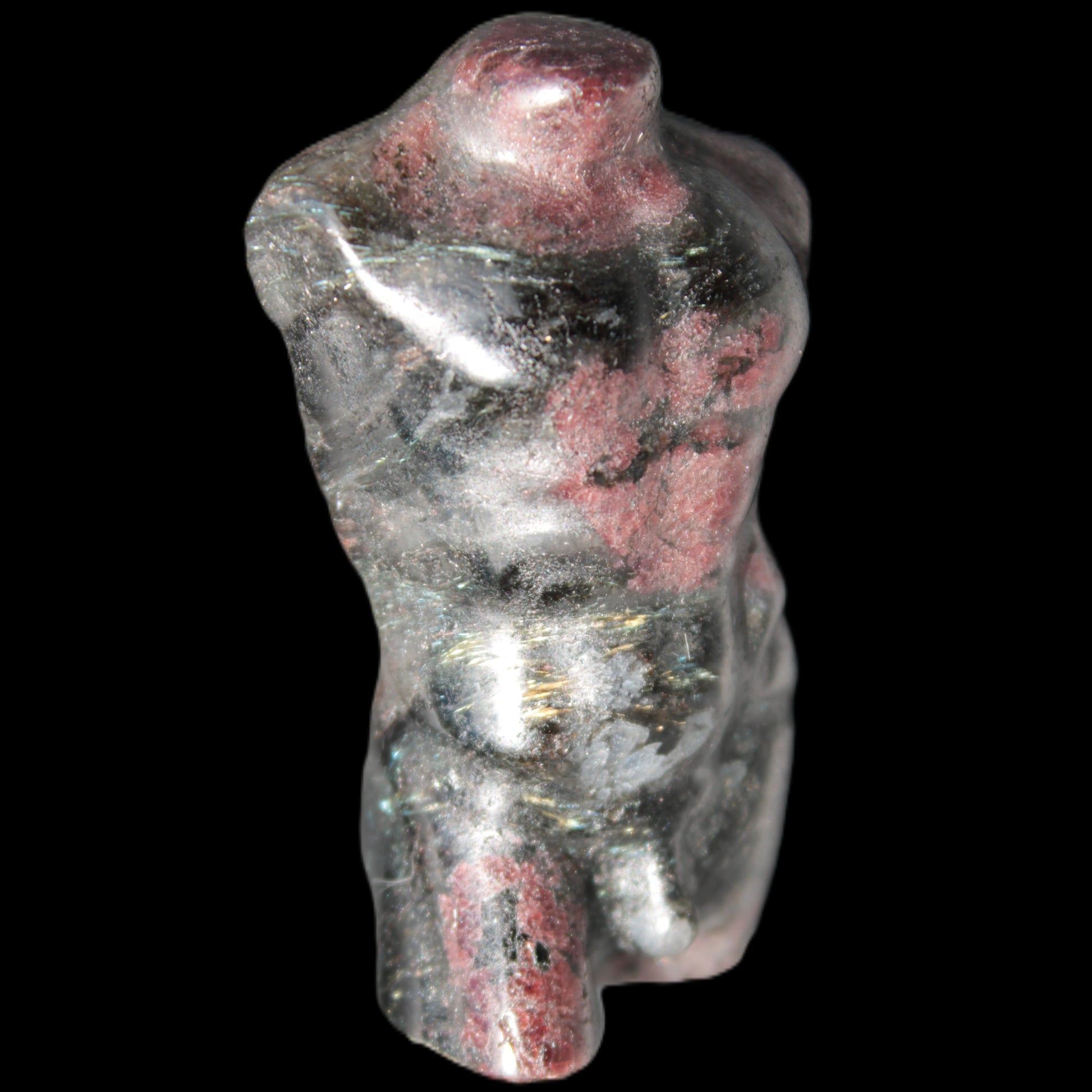 Garnet hand-carved male torso 124g Rocks and Things Store