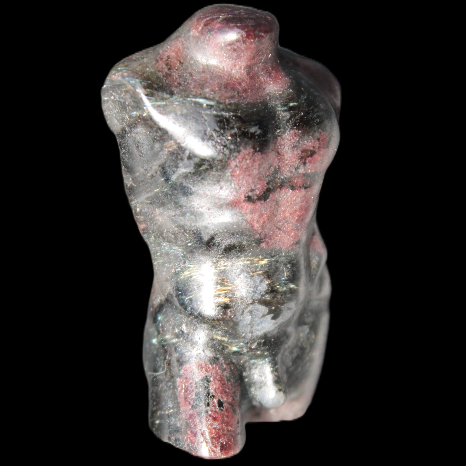 Garnet hand-carved male torso 124g Rocks and Things Store