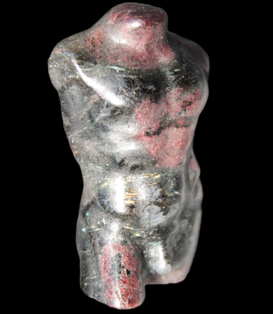 Garnet hand-carved male torso 124g Rocks and Things Store