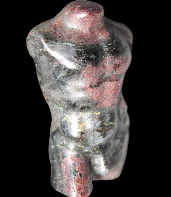 Garnet hand-carved male torso 124g Rocks and Things Store