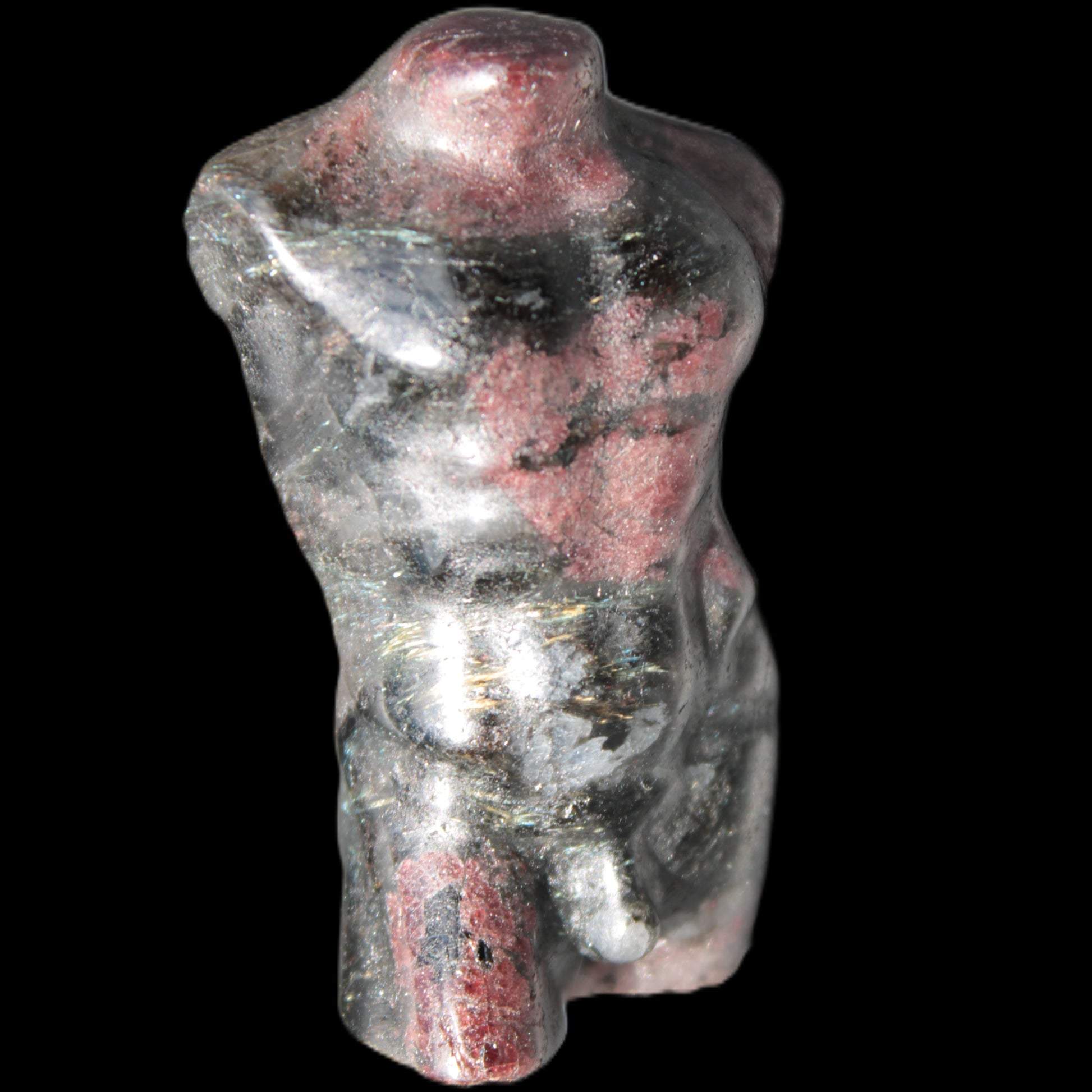 Garnet hand-carved male torso 124g Rocks and Things Store