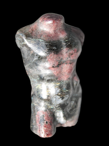 Garnet hand-carved male torso 124g Rocks and Things Store