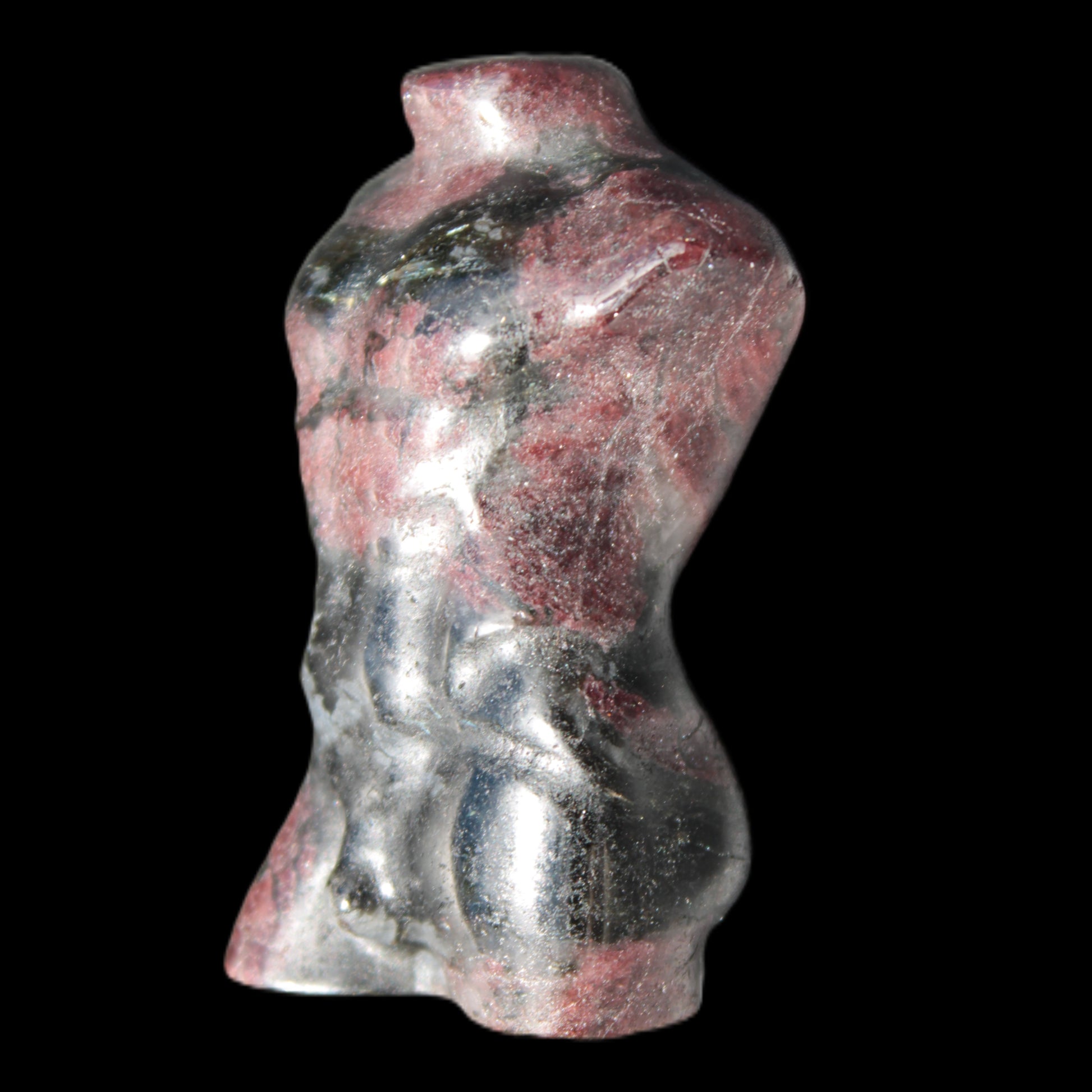 Garnet hand-carved male torso 124g Rocks and Things Store