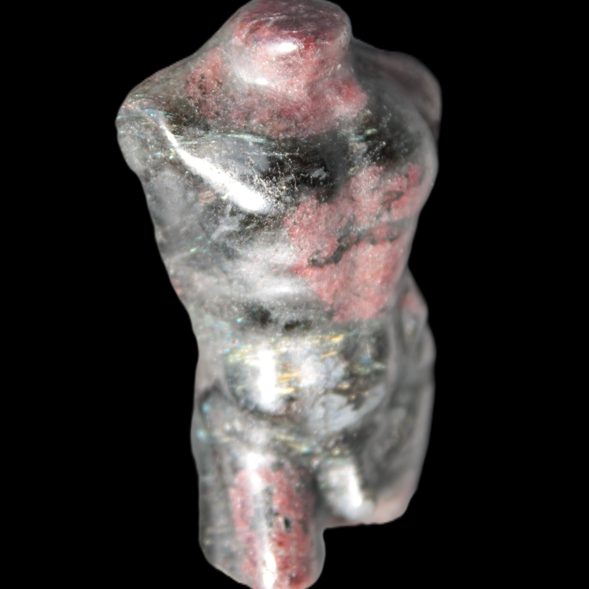 Garnet hand-carved male torso 124g Rocks and Things Store