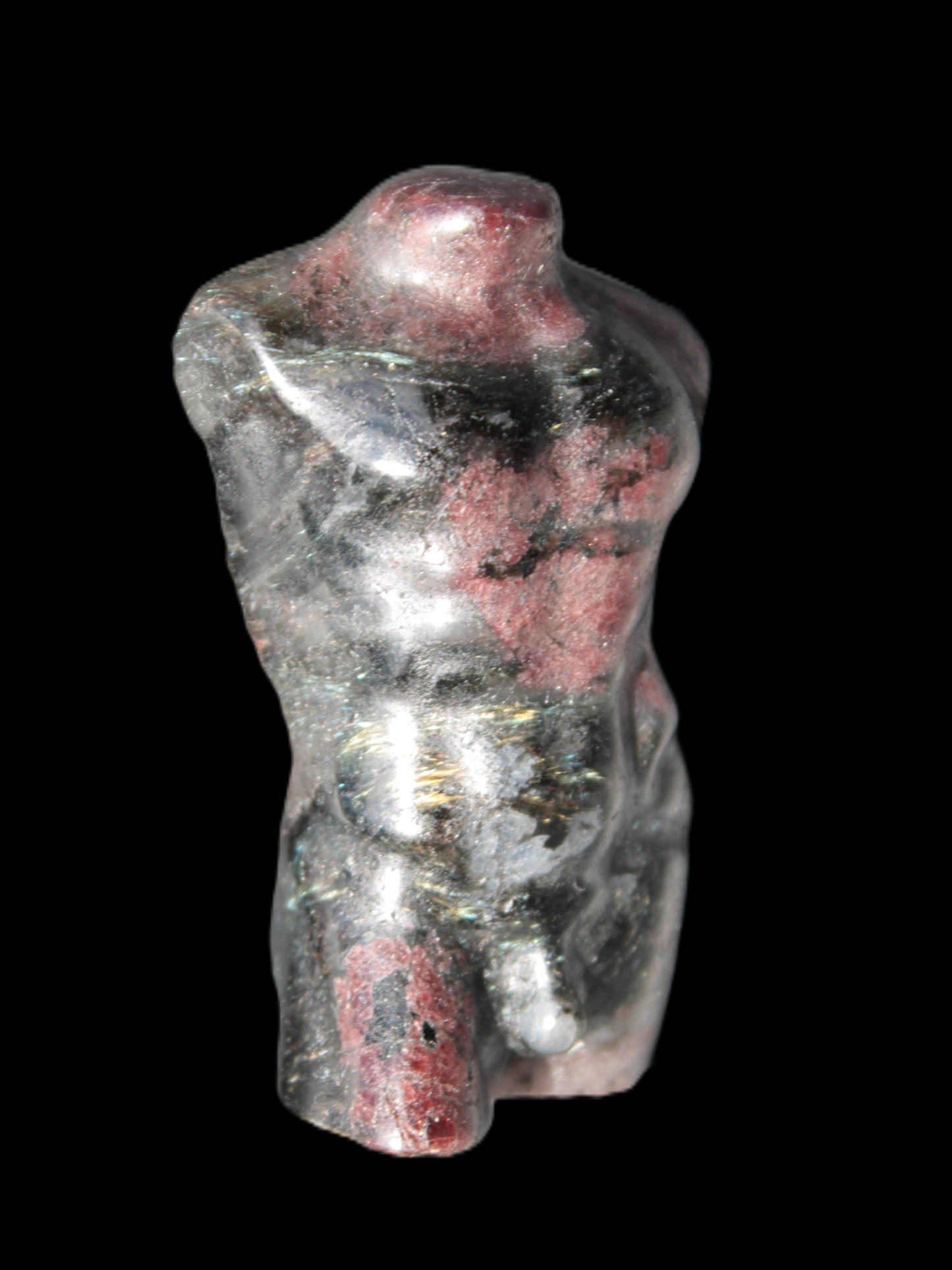 Garnet hand-carved male torso 124g Rocks and Things Store