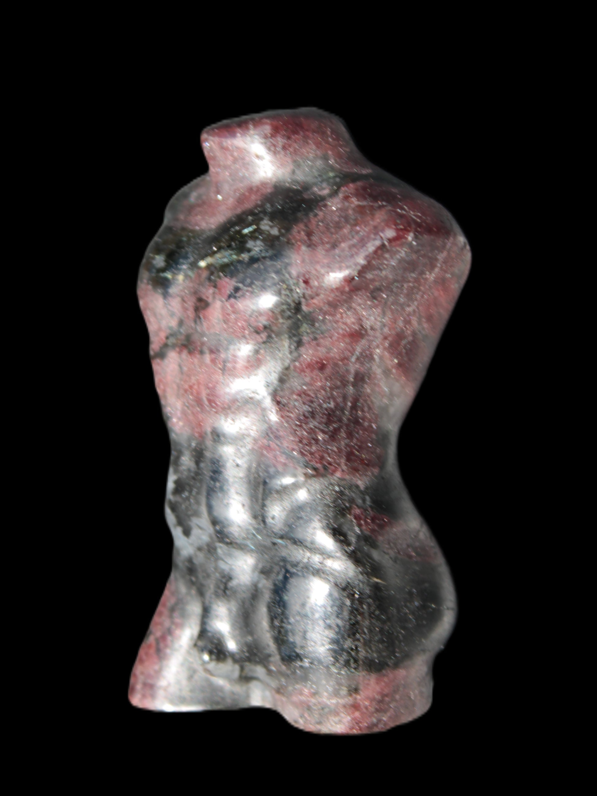 Garnet hand-carved male torso 124g Rocks and Things Store