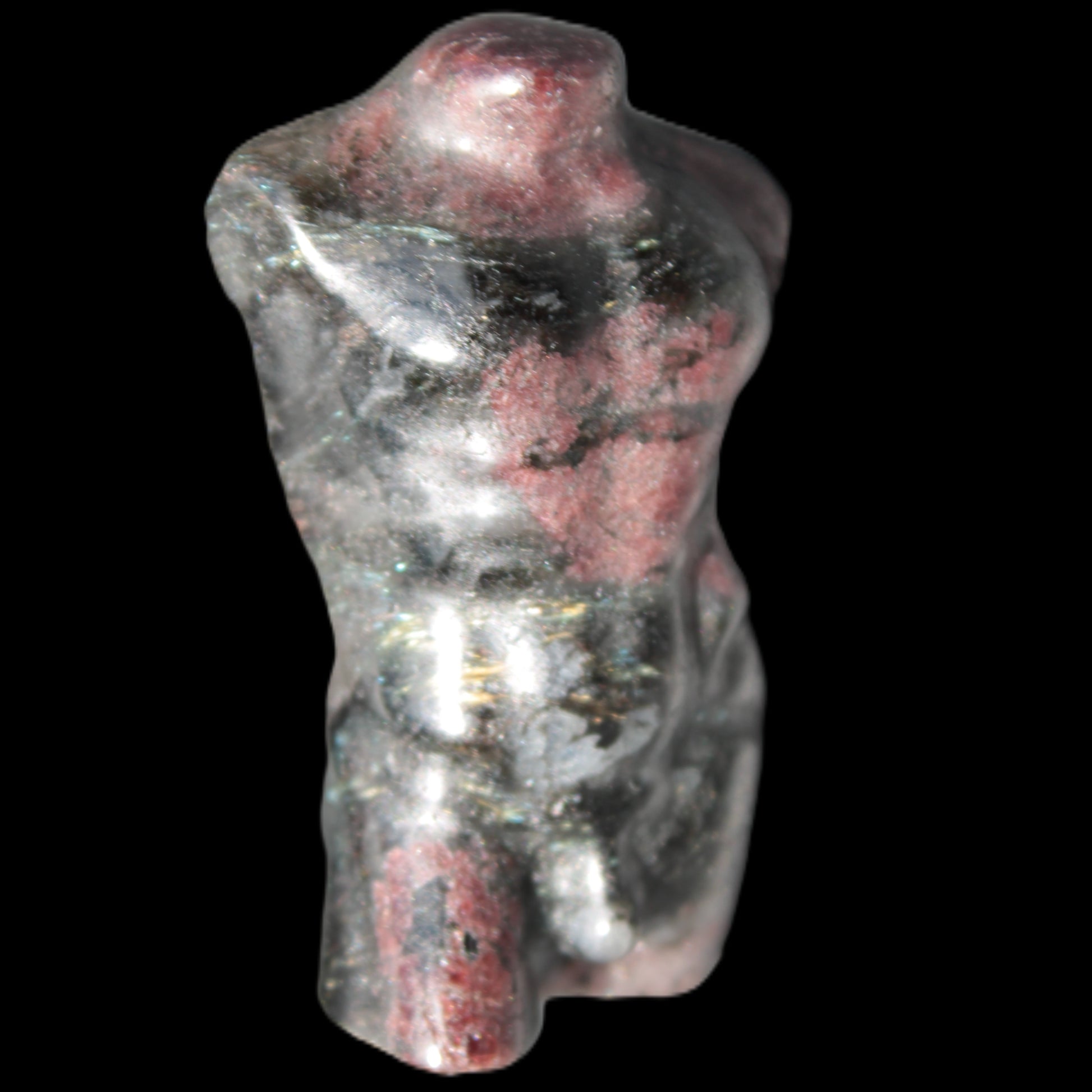 Garnet hand-carved male torso 124g Rocks and Things Store