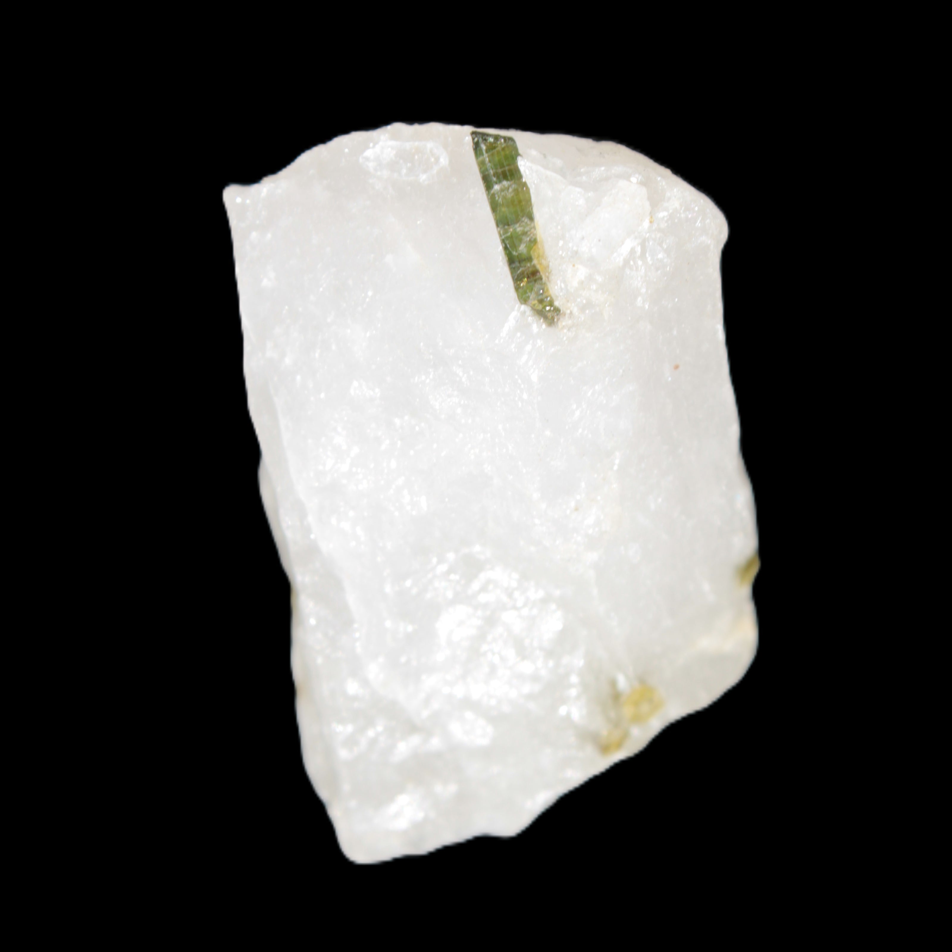 Green Tourmaline in Quartz specimen 40g Rocks and Things Store