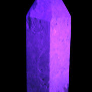 Coral Agate wand 68mm 45.7g in UV light - Rocks and Things Store