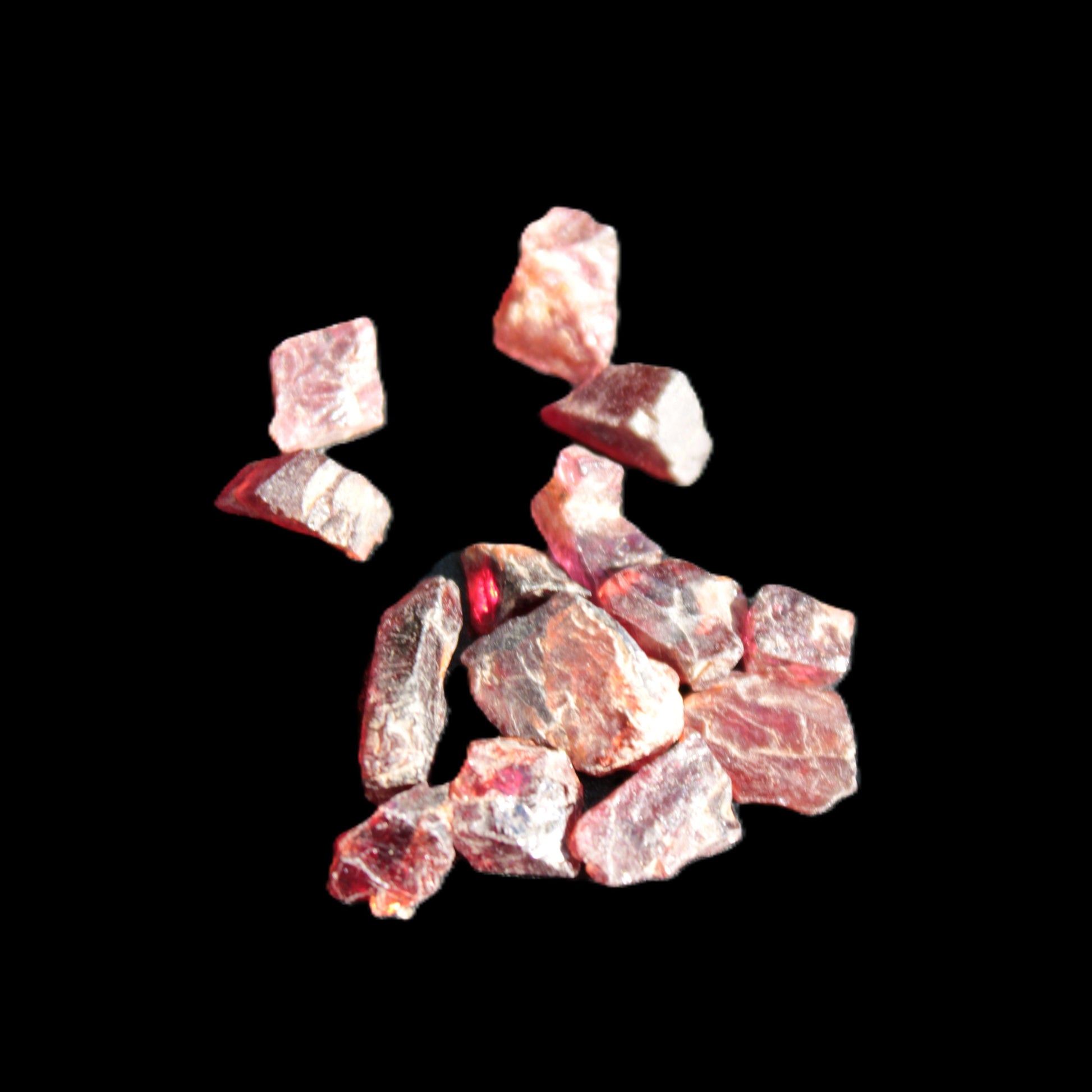 Red Garnet natural crystals 8-9g Rocks and Things Store