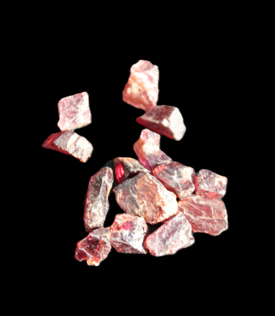 Red Garnet natural crystals 8-9g Rocks and Things Store