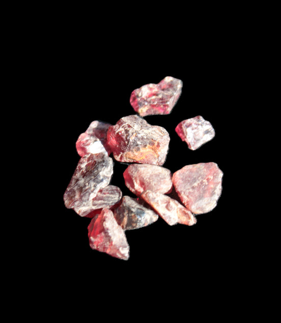 Red Garnet natural crystals 8-9g Rocks and Things Store