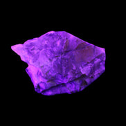 Pietersite natural crystal 48mm 43.9g in UV light - Rocks and Things Store