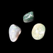 Ocean Moss Agate 2/3 polished stones 20-25g in sunlight - Rocks and Things Store