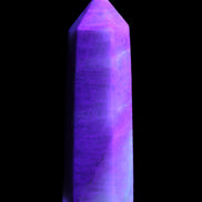 Moonstone wand 77mm 71.8g in UV light - Rocks and Things Store