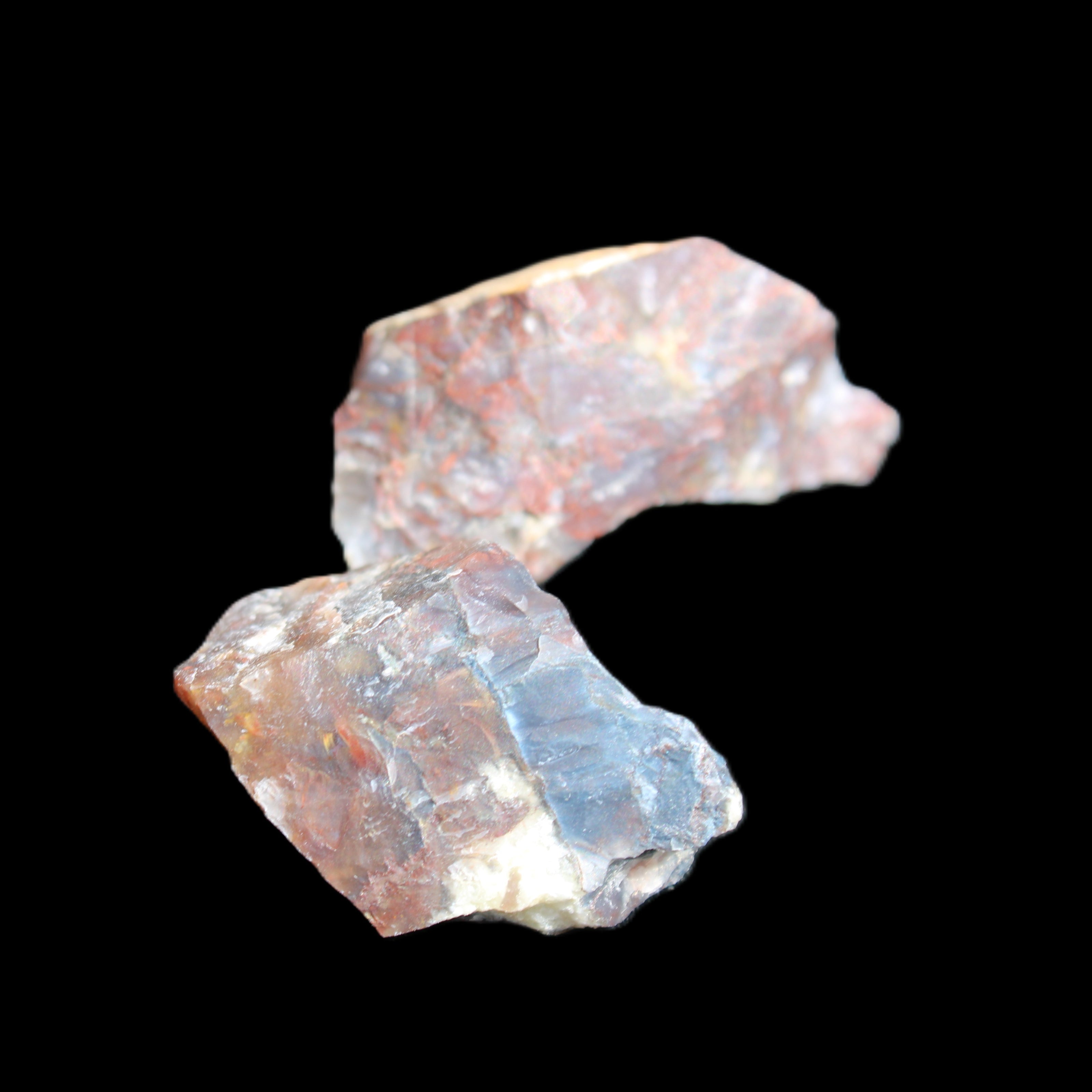 Pietersite 2 natural stones from Namibia 18-20g in sunlight - Rocks and Things Store