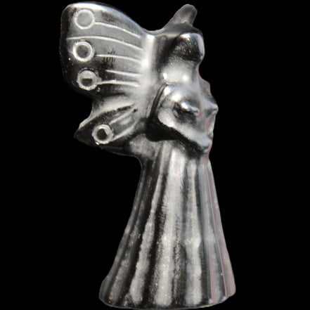 Obsidian hand-carved flower faerie 26*59mm 37.7g Rocks and Things Store