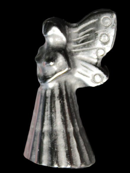 Obsidian hand-carved flower faerie 26*59mm 37.7g Rocks and Things Store