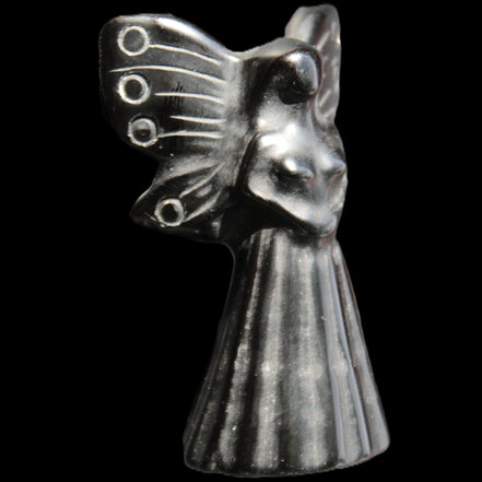 Obsidian hand-carved flower faerie 26*59mm 37.7g Rocks and Things Store