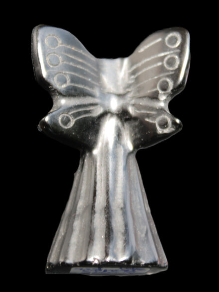 Obsidian hand-carved flower faerie 26*59mm 37.7g Rocks and Things Store