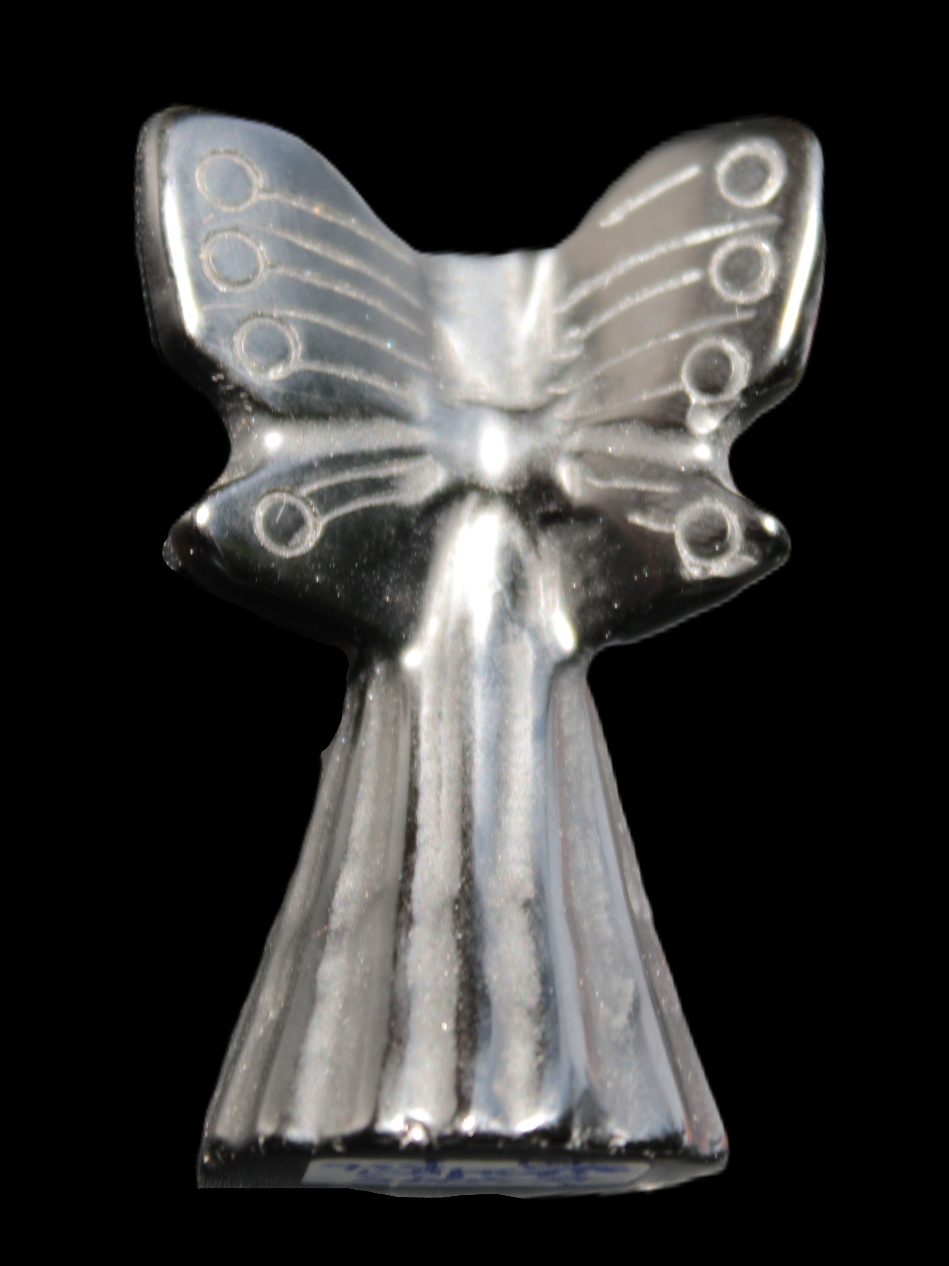 Obsidian hand-carved flower faerie 26*59mm 37.7g Rocks and Things Store