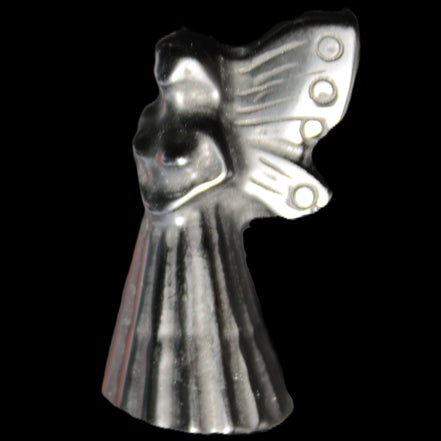 Obsidian hand-carved flower faerie 26*59mm 37.7g Rocks and Things Store