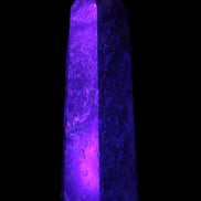 Dragons Blood Stone wand 74mm 63g in UV light - Rocks and Things Store