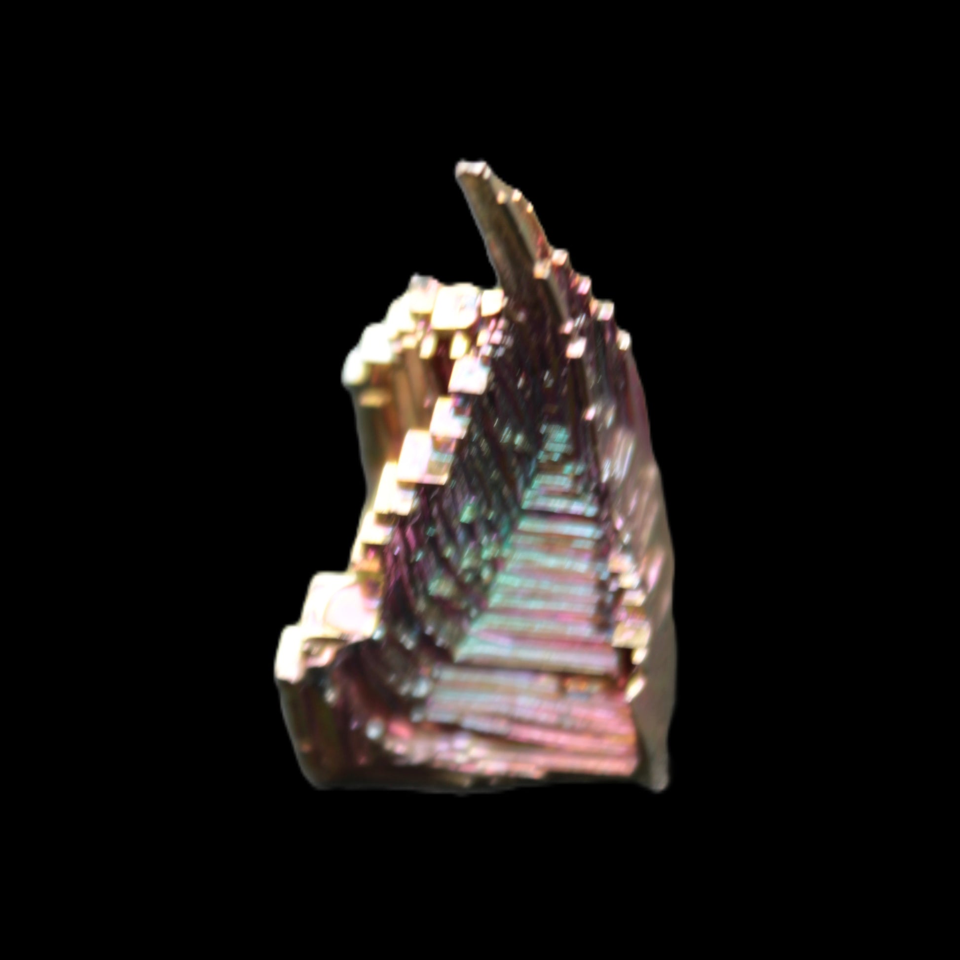 Bismuth castle crystal 45mm 42.8g Rocks and Things Store