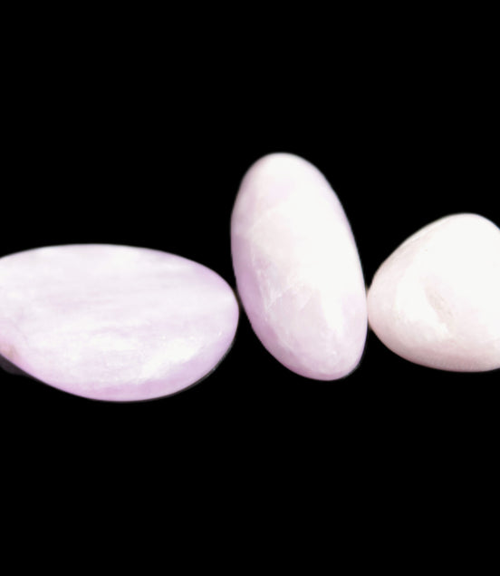 Pink/Lilac Kunzite 2/3 polished crystals 10g in sunlight - Rocks and Things Store