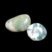 Green Moss Agate 2 polished stones 12-15g Rocks and Things Store