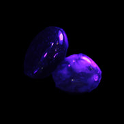 Green Moss Agate 2 polished stones 12-15g in UV light - Rocks and Things Store