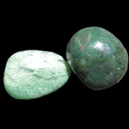 Green Moss Agate 2 polished stones 12-15g Rocks and Things Store