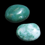 Green Moss Agate 2 polished stones 12-15g Rocks and Things Store