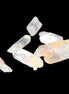 Lepidocrosite Fire Quartz from Namibia 5/6 crystals 5-7g in sunlight - Rocks and Things Store