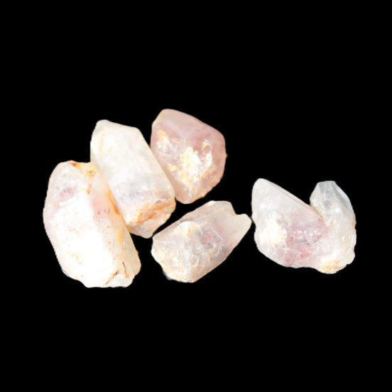 Lepidocrosite Fire Quartz from Namibia 5/6 crystals 5-7g in sunlight - Rocks and Things Store